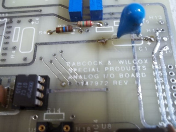 BABCOCK & WILCOX 147972 ANALOG I / O BOARD  UNMP