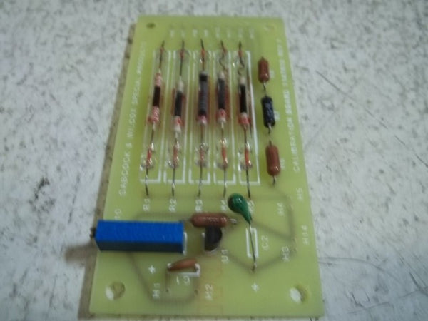 BABCOCK & WILCOX 1147070 CALIBRATION BOARD  UNMP