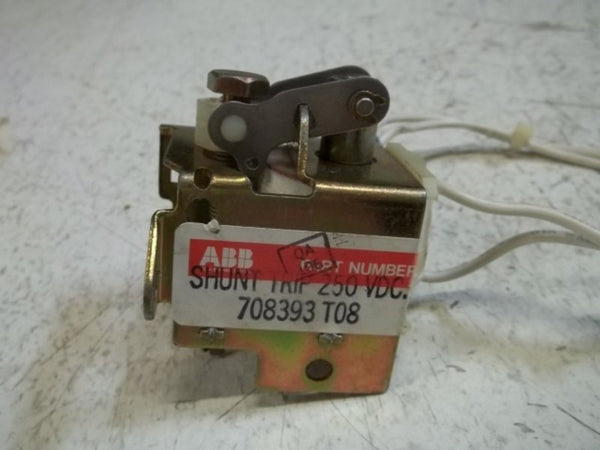 ABB 708393-T08 SHUNT TRIP UNIT 250 VDC  NSMP