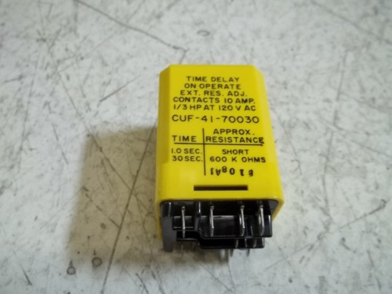 POTTER & BRUMFIELD CUF-41-70030 RELAY 10A 120 VAC  NSMP
