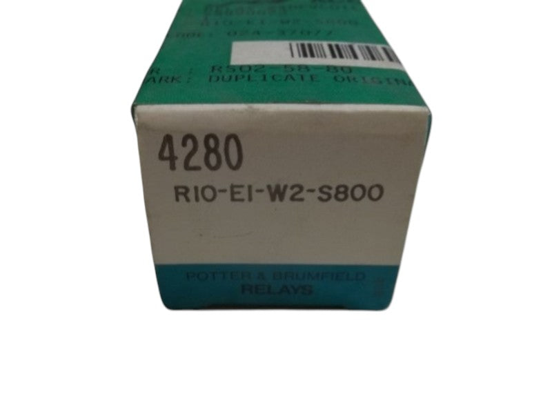 POTTER & BRUMFIELD R10-E1-W2-S800 RELAY 12 VDC  NSMP