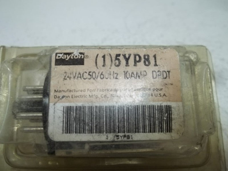 DAYTON 5YP81 TIME DELAY RELAY 24VAC 10AMP  NSMP