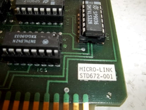 MICRO LINK STD -672-001 CIRCUIT BOARD  UNMP
