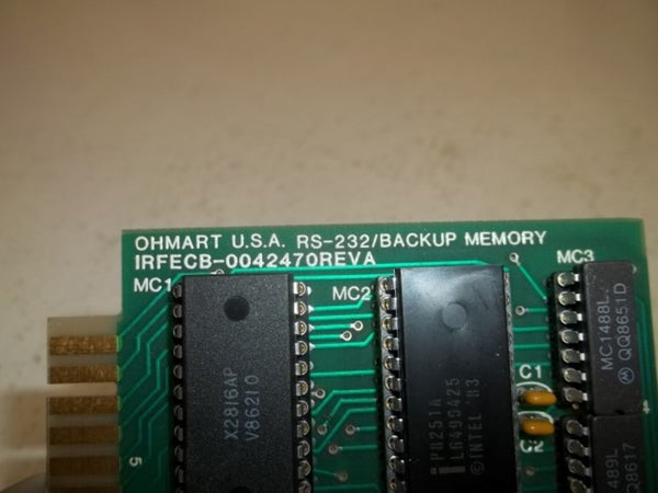 OHMART RS-232 BACKUP MEMORY CIRCUIT BOARD  UNMP