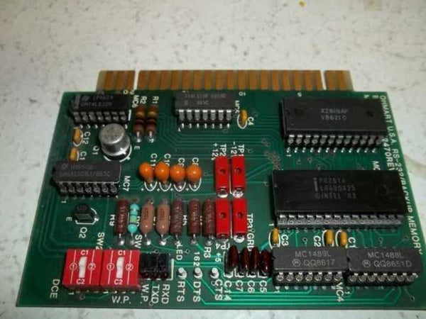 OHMART RS-232 BACKUP MEMORY CIRCUIT BOARD  UNMP