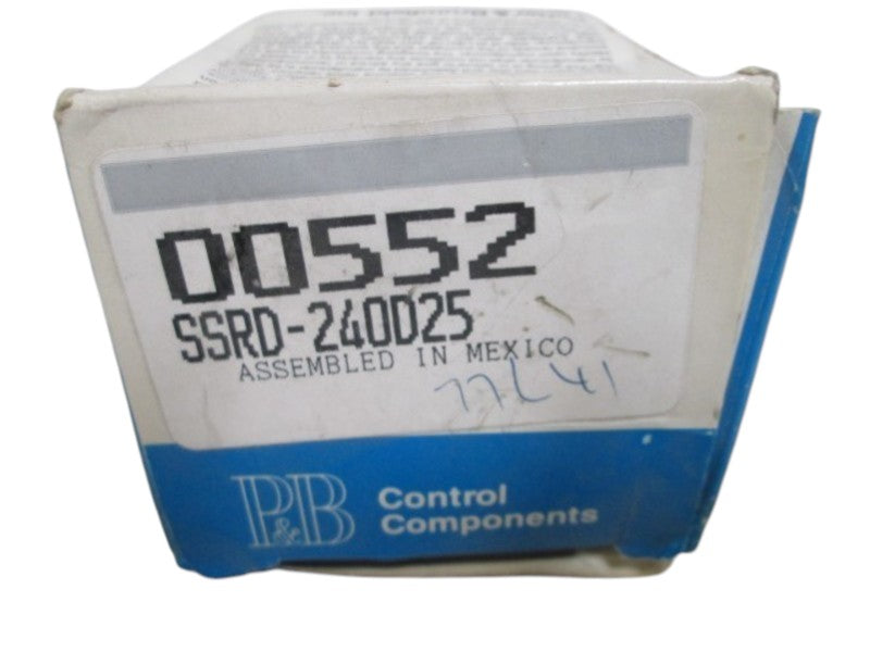POTTER & BRUMFIELD SSRD-240D25 SSR PANEL RELAY 240VAC  NSMP