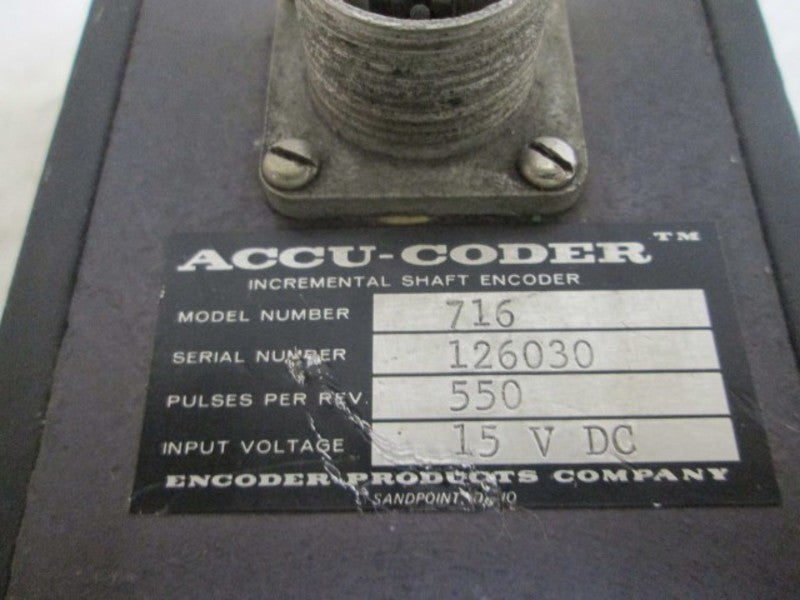 ACCU-CODER 716 ENCODER 15 V  UNMP