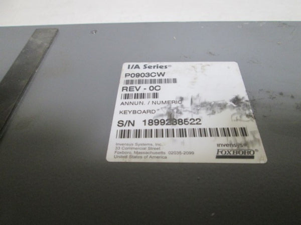 FOXBORO P0903CW I/A SERIES KEYBOARD  UNMP