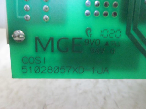 MGE 51028057XD-1JA CIRCUIT BOARD  UNMP