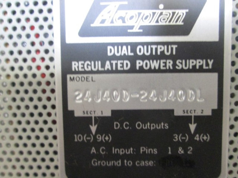 ACOPIAN 24J40D-24J40DL NSMP