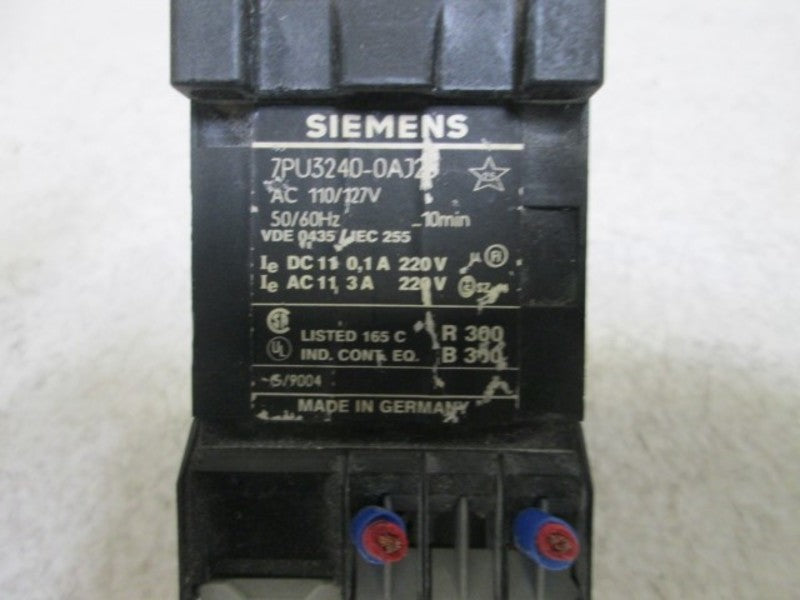 SIEMENS 7PU3240-OAJ2 RELAY  UNMP