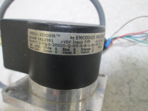 ACCU CODER 702-30-S20000-Q-HV-5-K-1-SG-N-N ENCODER  UNMP