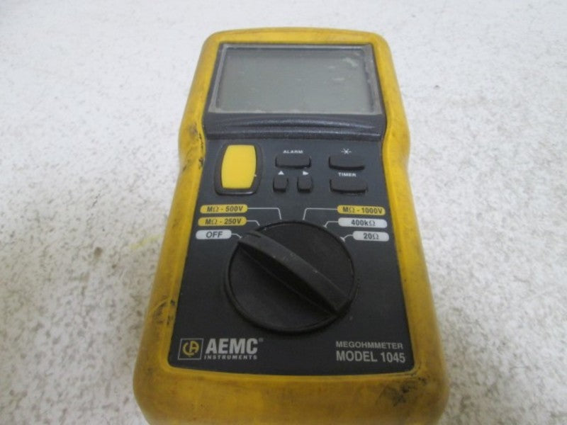 AEMC 1045 MEGOHMMETER/INSULATION RESISTANCE TESTER  UNMP
