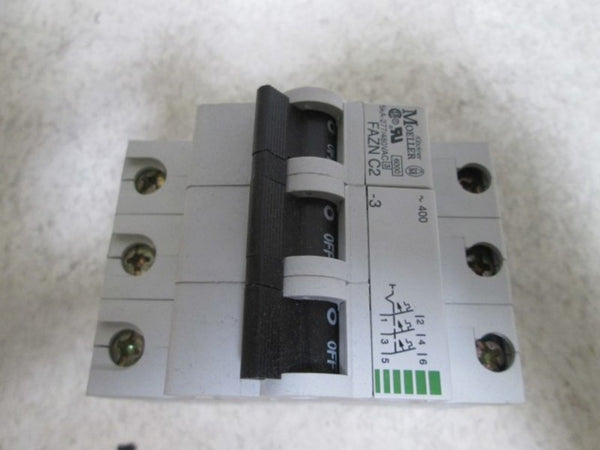 KLOCKNER MOELLER FAZNC2-3 CIRCUIT BREAKER 2A  NSMP