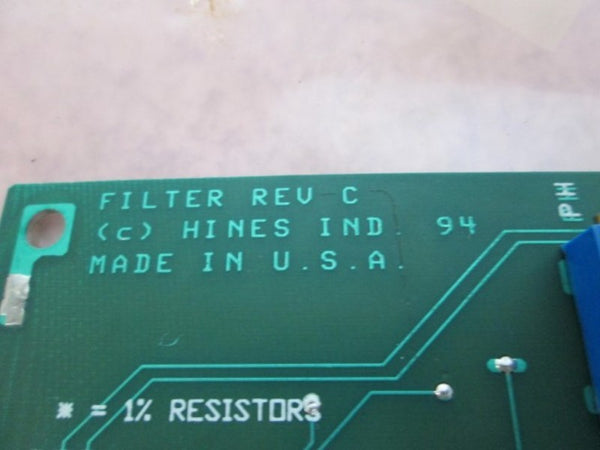 FILTER REV C HINES IND 94 BOARD  UNMP