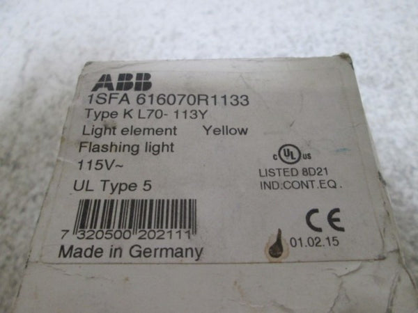 ABB 1SFA616070R1133 LIGHT ELEMENT AMBER  NSMP
