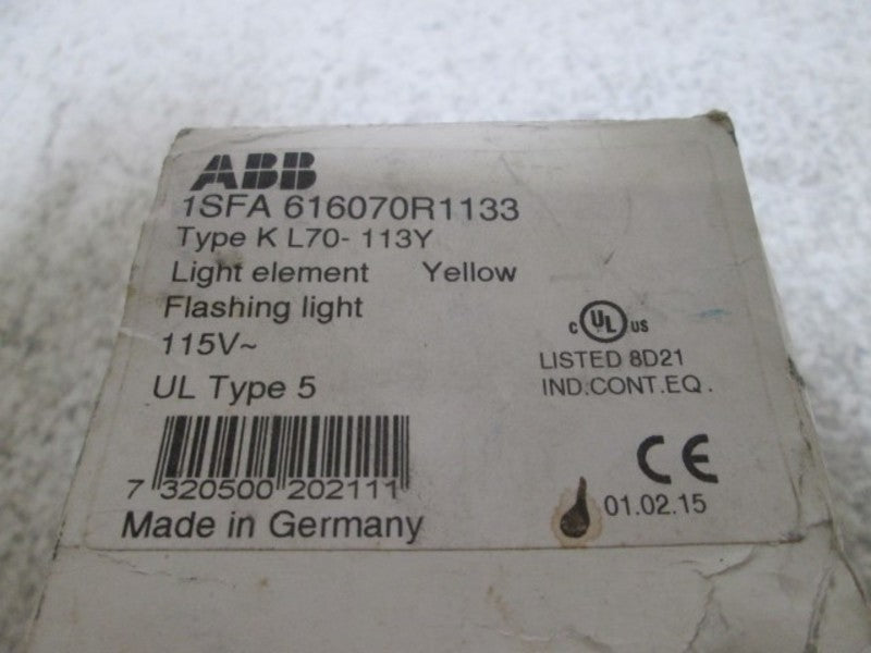 ABB 1SFA616070R1133 LIGHT ELEMENT AMBER  NSMP