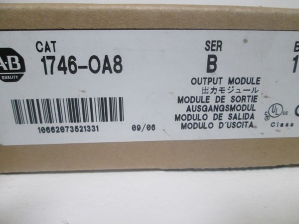ALLEN BRADLEY 1746-OA8 SER. B DATE: 2006  NSFS