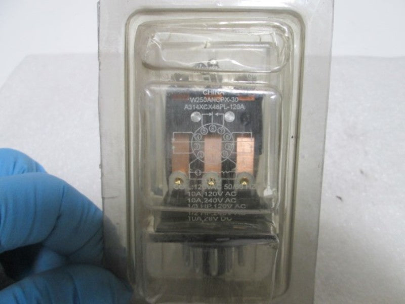 STRUTHERS-DUNN W250ANCPX-30 RELAY 10AMP 120VAC 50/60HZ  NSMP