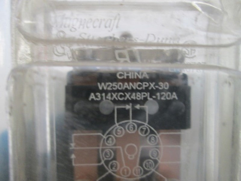 STRUTHERS-DUNN W250ANCPX-30 RELAY 10AMP 120VAC 50/60HZ  NSMP