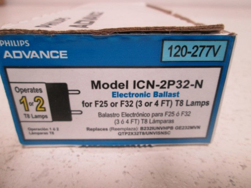 ADVANCE ICN-2P32-N ELECTRONIC BALLAST  NSMP