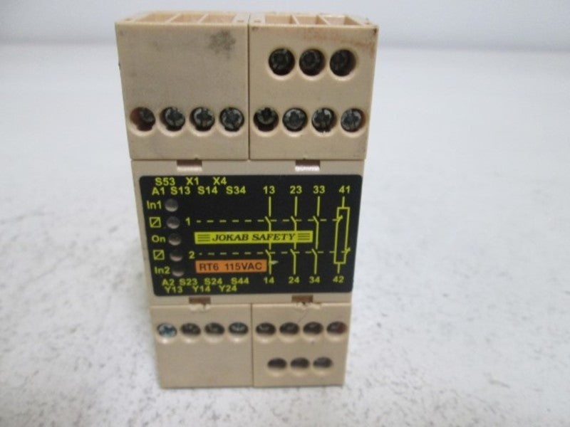JOKAB RT6-115 SAFETY RELAY 115 VAC  UNMP