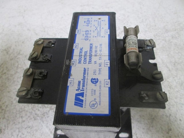 ACME TA-1-81146 INDUSTRIAL CONTROL TRANSFORMER  UNMP