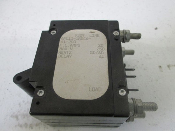 AIRPAX APL11-1REC4-61-203 CIRCUIT BREAKER  UNMP