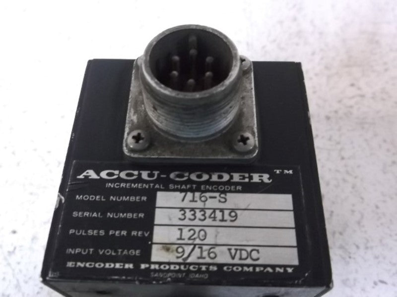 ACCU-CODER 716-S-120 ENCODER  UNMP