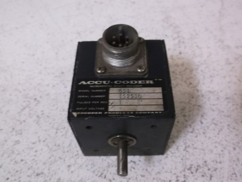 ACCU-CODER 651-1 ENCODER  UNMP