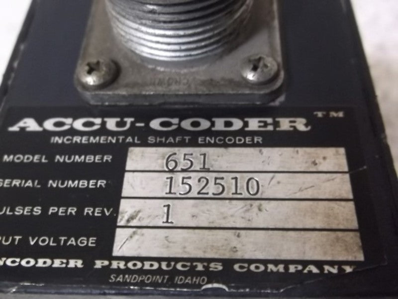 ACCU-CODER 651-1 ENCODER  UNMP