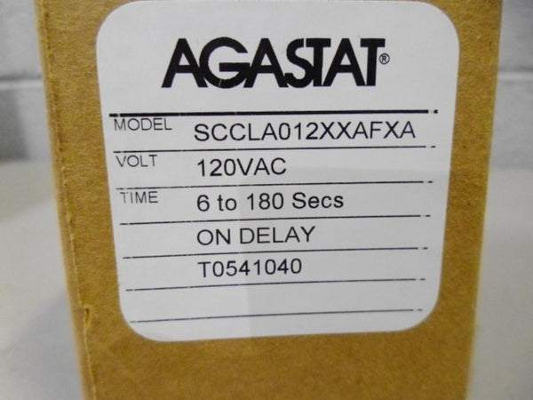 AGASTAT SCCLA012XXAFXA TIMING RELAY 120 VAC 6-180 SEC  NSMP