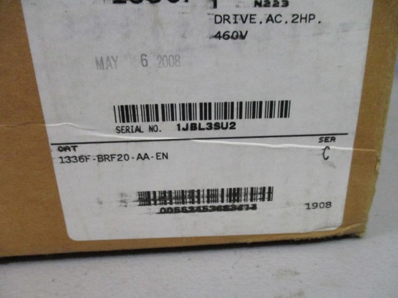 ALLEN BRADLEY 1336F-BRF20-AA-EN SER. C AC DRIVE  NSMP