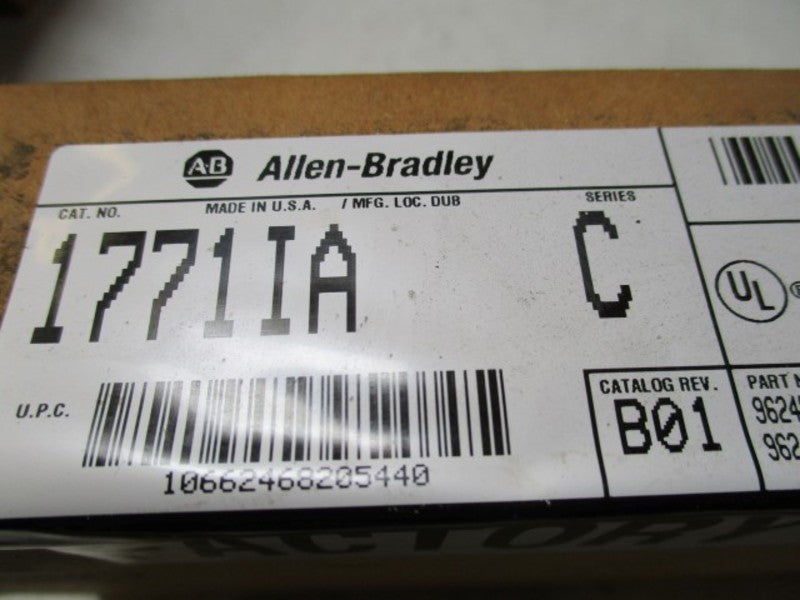 ALLEN BRADLEY 1771-IA SER. C DATE: 2002  NSFS