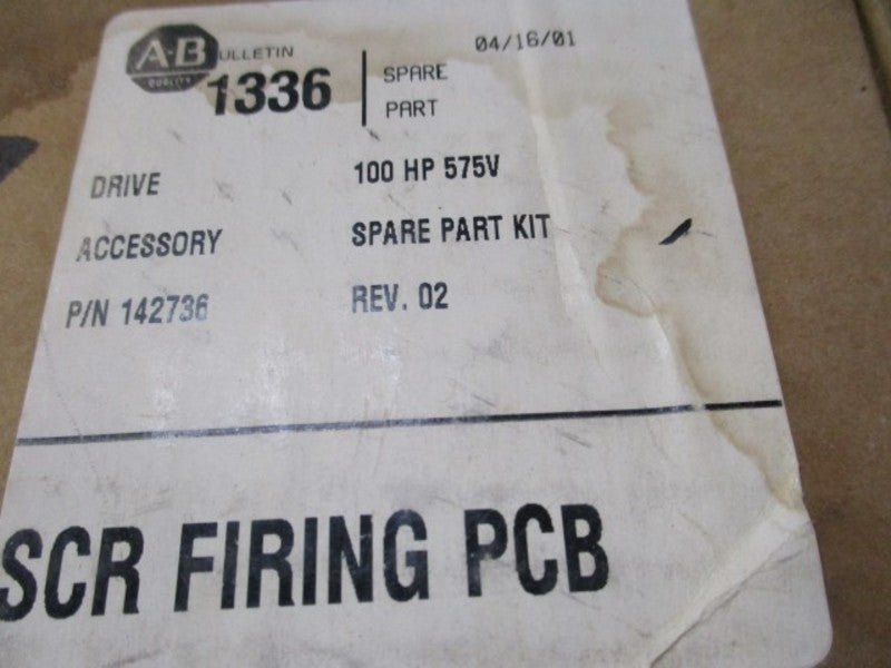 ALLEN BRADLEY 1336-142736 SP-142736 PRECHARGE BOARD  NSMP