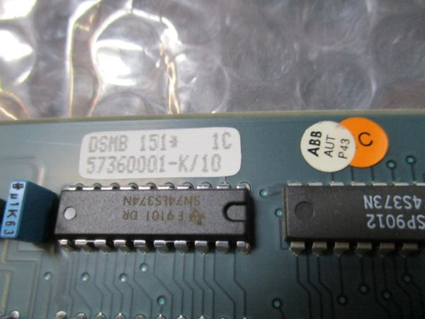 ABB DSMB-151 MEMORY DISPLAY MODULE 57360001-K/10, 2668 182-125/1  NSNP