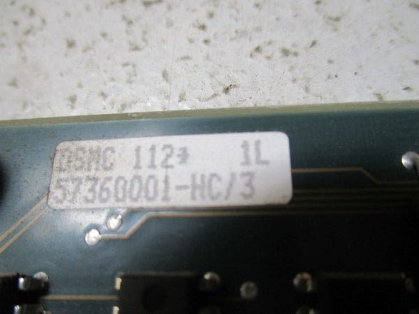 ABB DSMC-112 DISK CONTROLLER BOARD 57360001-HC/3, 2668 182-106/4  NSNP