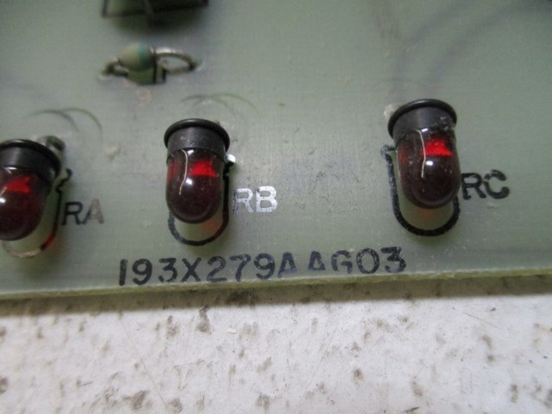 GENERAL ELECTRIC 193X279AAG03 LOW LEVEL RELAY CARD 36A353695AA-A  NSNP