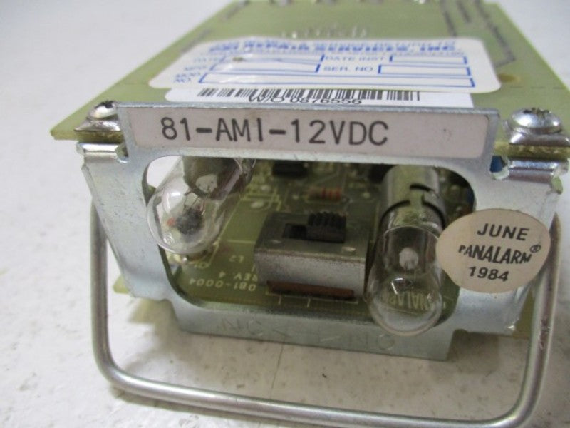 PANALARM 81-AMI-12VDC RELAY  NSNP