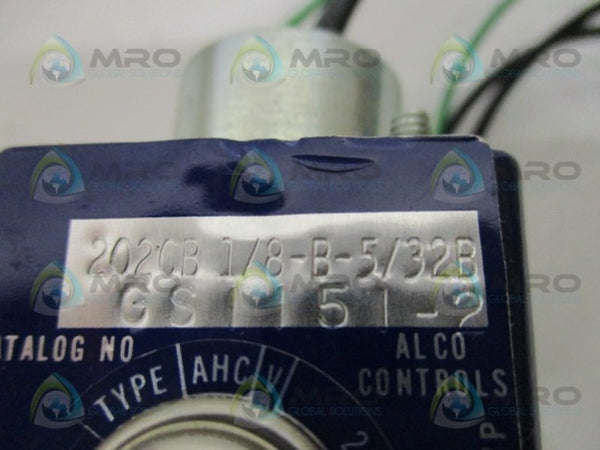 ALCO CONTROLS 202CB 1/8-B-5/32B GS1151-2 SOLENOID VALVE  NSNP