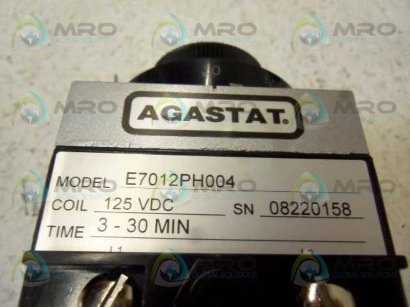AGASTAT E7012PH004 TIMING RELAY 3-30 MIN  NSNP
