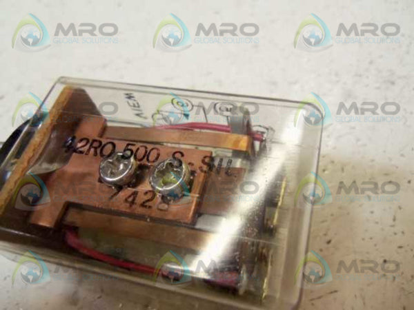 SIGMA 42RO 500 S-SIL RELAY  UNMP