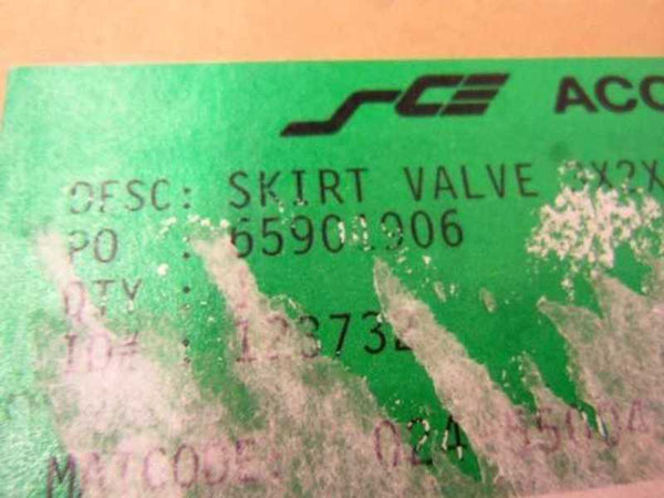 65901906 VALVE SKIRT 3" x 2  NSMP