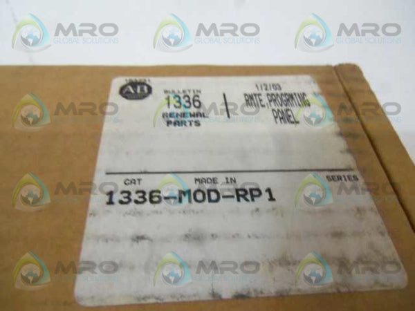 ALLEN BRADLEY 1336-MOD-RP1 REMOTE PROGRAMMING PANEL  NSMP