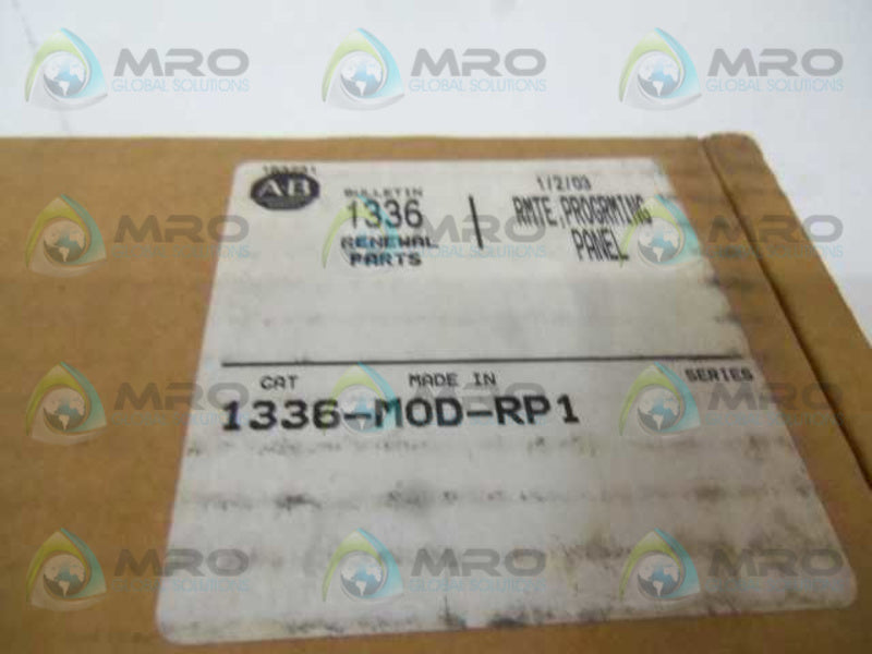 ALLEN BRADLEY 1336-MOD-RP1 REMOTE PROGRAMMING PANEL  NSMP