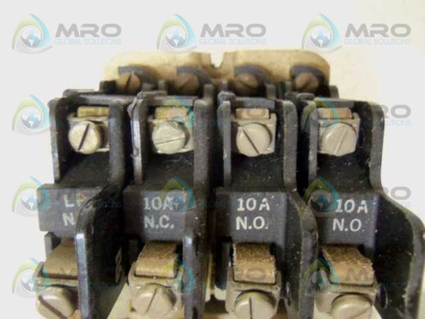 WARD LEONARD 447-940111 RELAY  UNMP