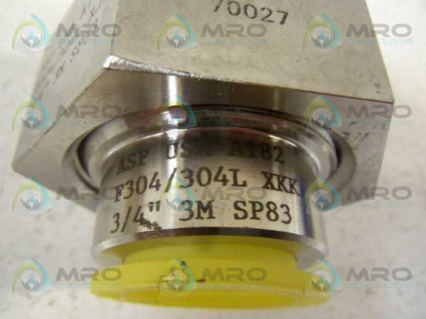 A182 F304/304L XJE 3/4" 3M SP83 COUPLING  NSNP