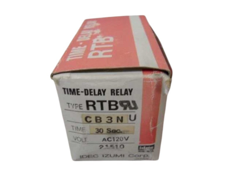 IDEC RTB-CB3NU TIME DELAY RELAY 0-30 SECONDS  NSMP