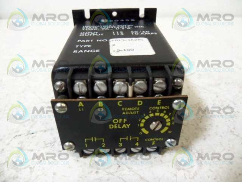 ISSC 1013-1-K-2-B1 DELAY RELAY RANGE: .5-100  NSMP