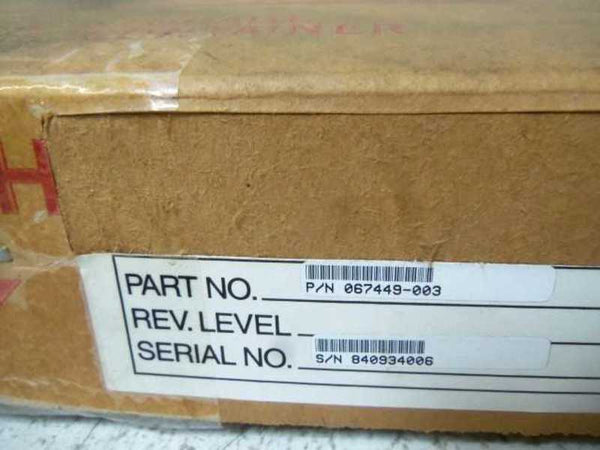 ACCURAY 067449-003 CONTROL PANEL 5-067448-002  NSMP